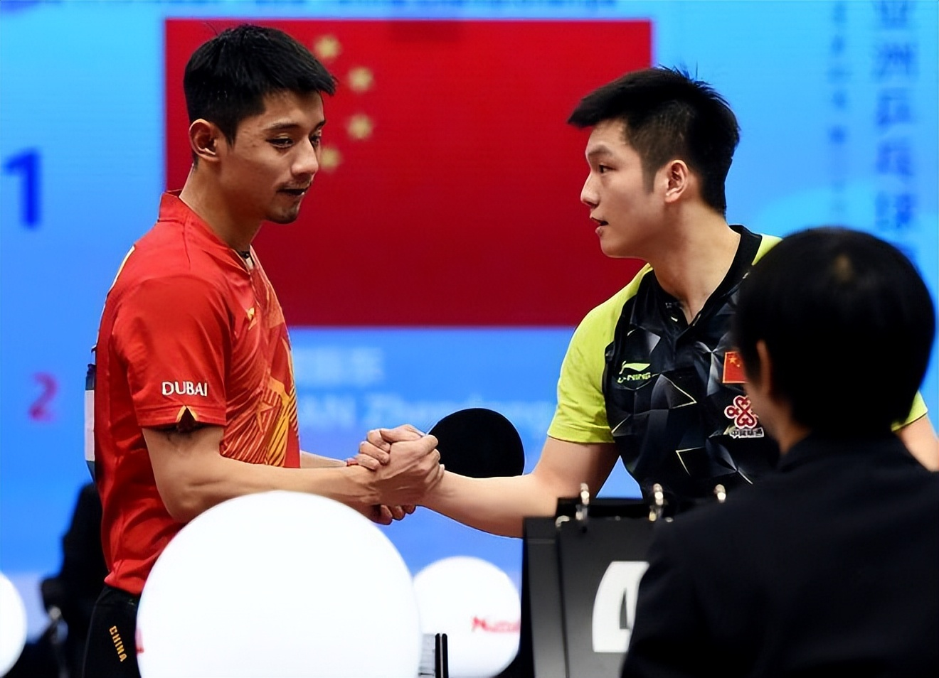 英国乒乓球队横扫中国乒乓球队，张继科统治全场的简单介绍